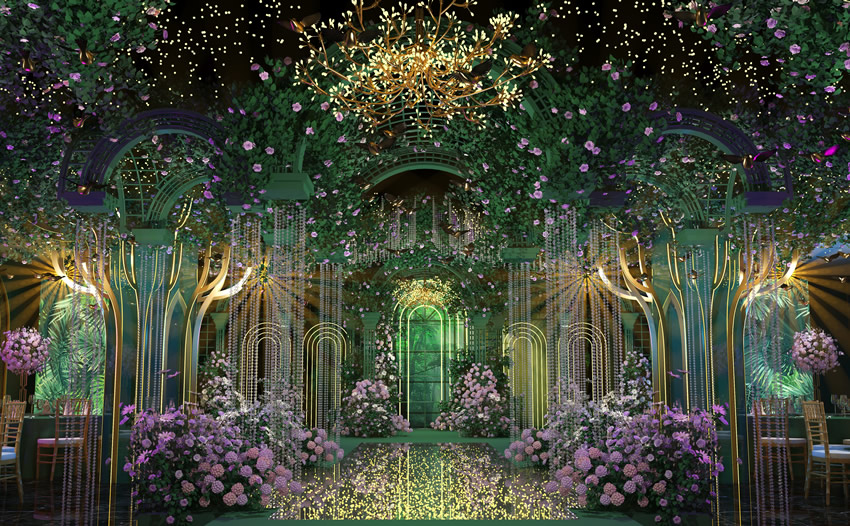 旬阳奇妙森林婚礼堂效果展示